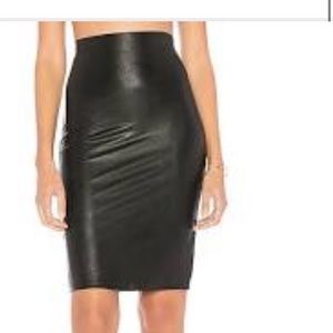 commando faux leather pencil skirt